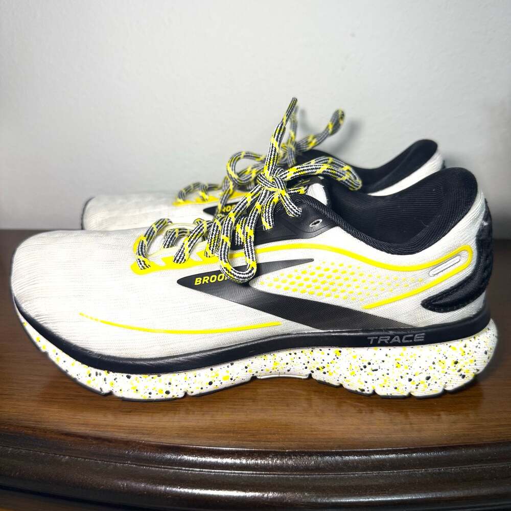 Brooks Trace 2 Pittsburgh Marathon Women's Running Shoes White/Black/Yellow Wome